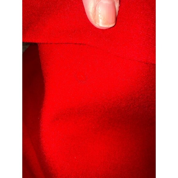 Vintage Ralph Lauren 3D CREST Red Designer Womens 12  Jacket Blazer Money Preppy - Picture 14 of 16